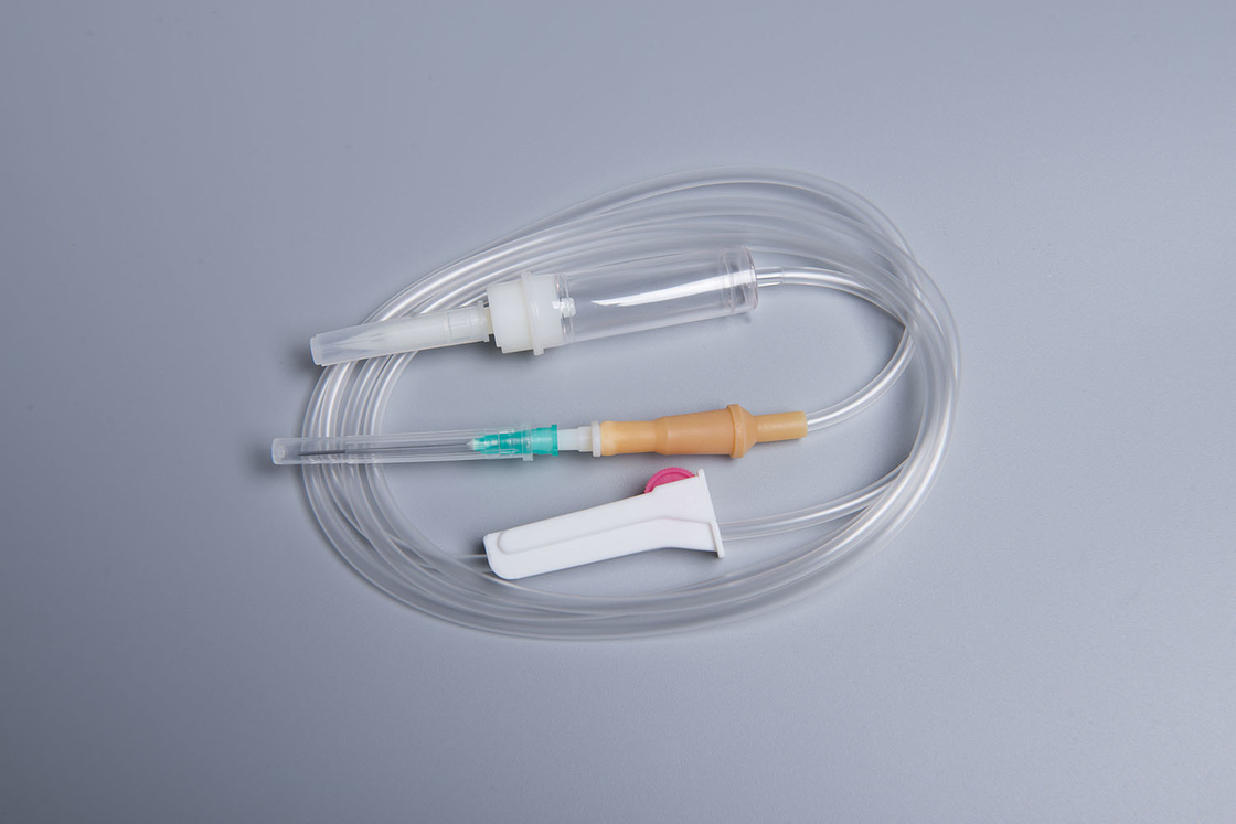 CE ISO Approved Disposable Infusion Set Transparent Without Airvent