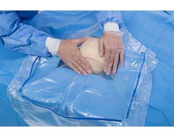 Neurosurgery Sterile Disposable Surgical Drapes , Disposable Patient Drapes Pouch Incise Film